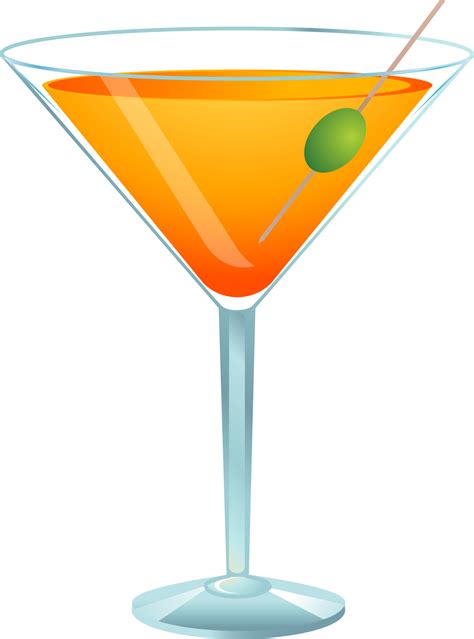 Cocktail Glass Clip Art Library