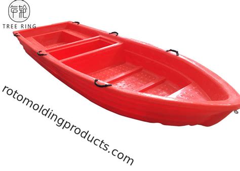 Rotomolding 8 Persons Plastic Rowing Boat For Rescuing Fishing Lldpe