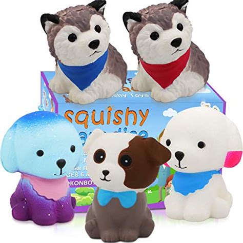 Jumbo Squishy Toy Squishies Dog Pokonboy 5 Pack Kawaii Cream Scented
