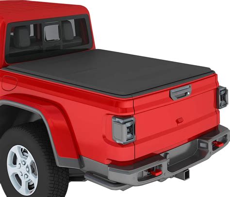 Kscpro Soft Tri Fold Truck Bed Tonneau Cover Para