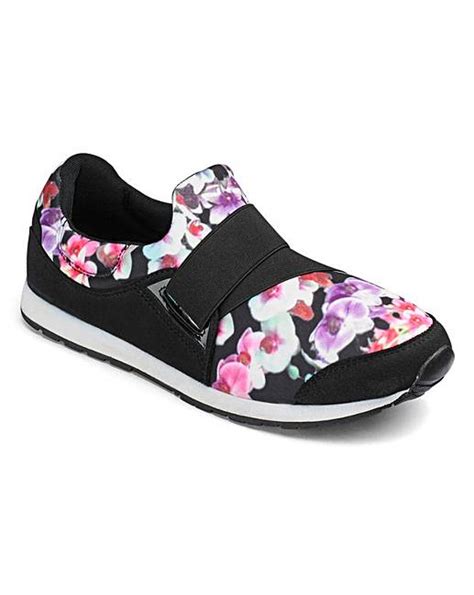 Capsule Active Elastic Strap Trainers Simply Be