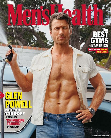 Glen Powell Nude And Sexy For Mens Health The Male Fappening