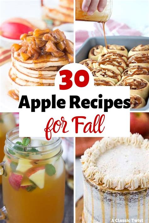 30 Best Apple Recipes For Fall Fall Apple Recipes Best Apple
