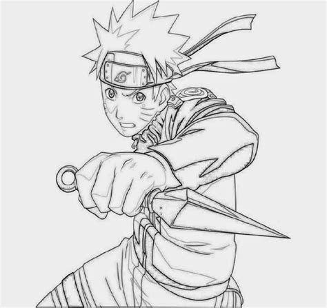 Naruto Nine Tailed Demon Free Coloring Pages