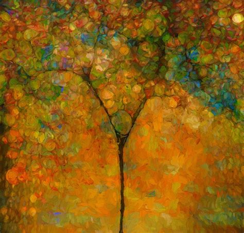 Colorful Abstract Tree Painting By Dan Sproul