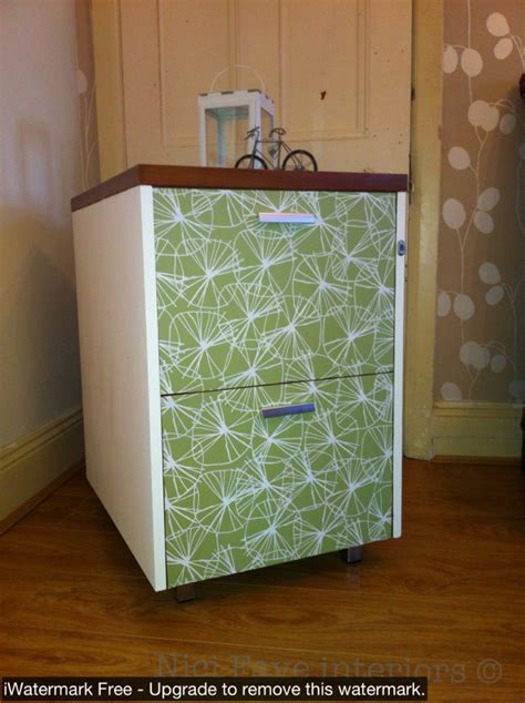 The filing cabinet languished in the garage for over a year. Voila! Retro filing cabinet upcycled! - Nici Faye Interiors