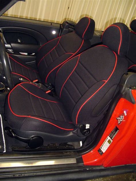 Mini Cooper Full Piping Seat Covers Seat Covers Car Seats Bucket