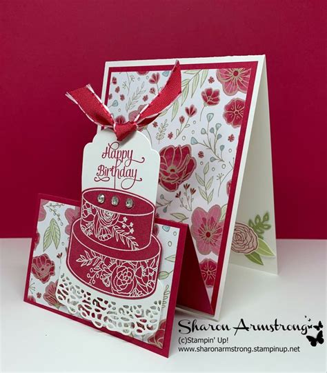 Pin By Jody Townsend On Birthday Cards Stampin Up Fancy Fold Card