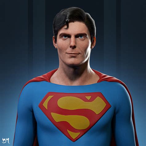 Artstation Christopher Reeve Superman Likeness Study
