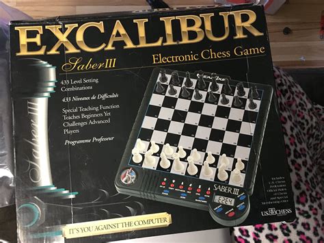 Excalibur Electronic Chess Game Saber Iii Games