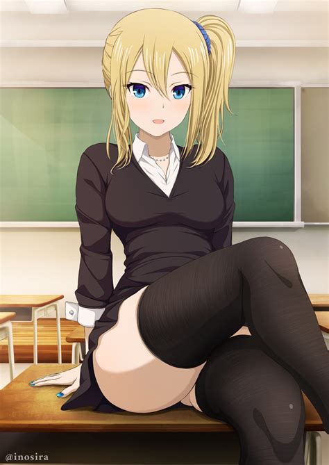 inoshira hayasaka ai kaguya sama wa kokurasetai ~tensai tachi no renai zunousen~ 1girl black