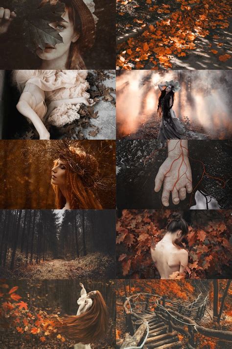 Skcgsra “autumn Nymph Aesthetic ” Magic Aesthetic Autumn Witch
