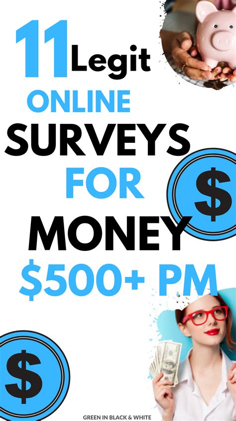 11 Legit Online Surveys for Money | Online surveys for money, Surveys