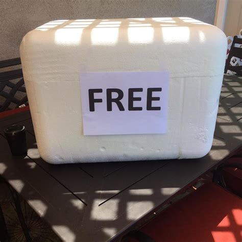 This ingenious design starts with a simple heavy duty styrofoam cooler either store bought or in their design they used a leftover shipping cooler from omaha steaks. Heavy duty styrofoam cooler for sale in San Diego, CA ...