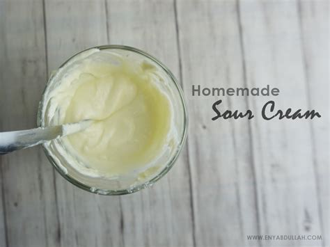 Cara Buat Homemade Sour Cream