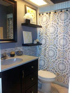 While gray is indeed a classy, trendy hue, it does look dull and lifeless when used on its own in the bedroom. yellow grey white shower curtain blue walls - Google ...