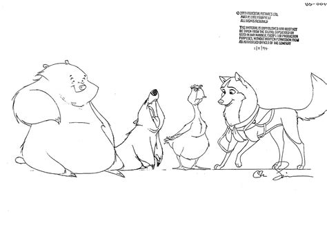 Living Lines Library Balto Characters Model Sheets Character Model Sheet Character