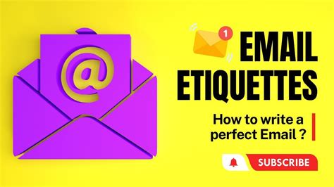 How To Write A Perfect Email Part 1 Email Writing Email Etiquette