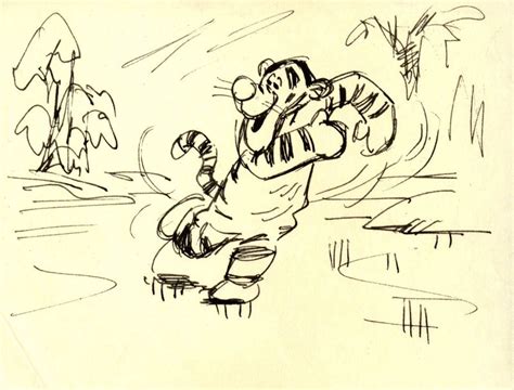 Winnie The Pooh And Tigger Too Original Storyboard Tigger Choice Fine Art