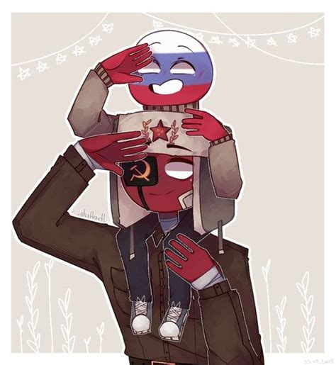 Russia X Ussr Father And Son Countryhumans