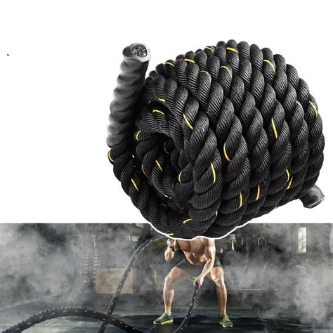 9 Ft Home Gym Battle Rope Exercise Home Gym Battling Rope Workout