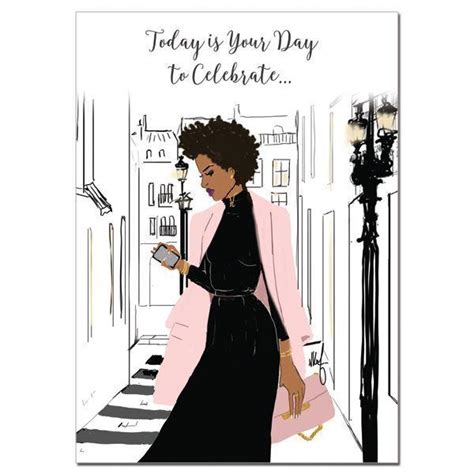 Today Is Your Day To Celebrate African American Birthday Card The