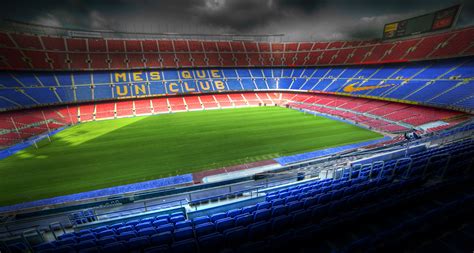 The stadium's maximum height is 48 metres, and it covers a surface area of 55,000 square metres (250 metres long and 220 metres wide). Camp Nou, Barcelona | Global Traveler