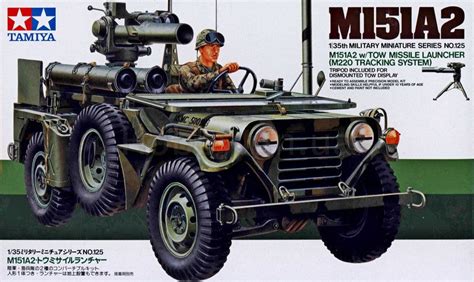 Tamiya 135 M151a2 Wtow Missile Launcher M220 Traciking System