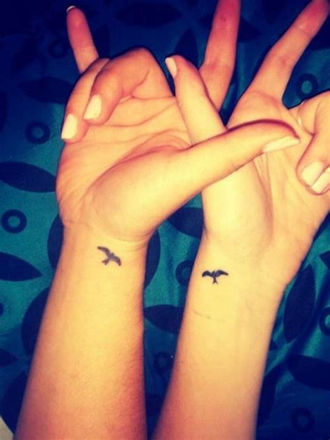 Small Bird On Wrist Best Friend Tattoos Best Friend Tattoos Small