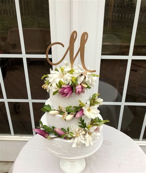 Best Seller Cake Topper Initial One Letter Cake Topper Wedding Cake