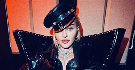 Madonna Dons Fishnets And Leather In X Rated Photos Amid Unrecognisable Face Claims Mirror