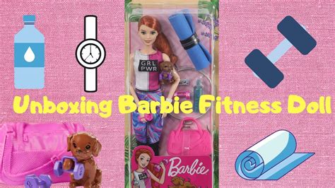 Unboxing Barbie Fitness Doll Youtube