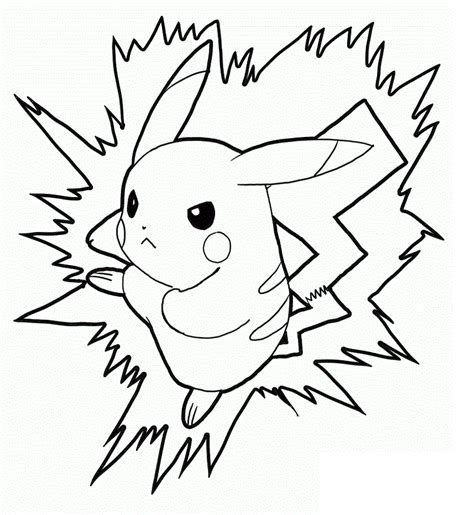 Pikachu Coloring Pages For Kids Printable And Pdf Coloring Pages For Kids