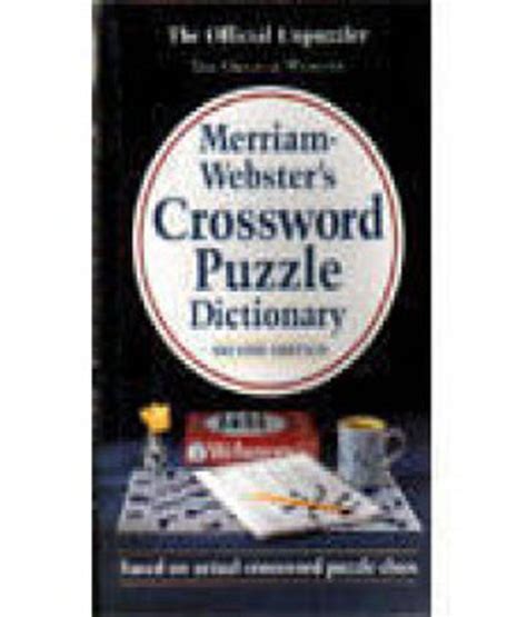 Merriam Webster S Crossword Puzzle Dictionary Buy Merriam Webster S Crossword Puzzle Dictionary