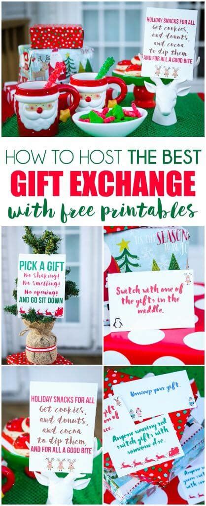 Free Printable Exchange Cards For The Best Holiday T Exchange