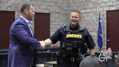 Sheriff's Office Recognizes Officers - YouTube