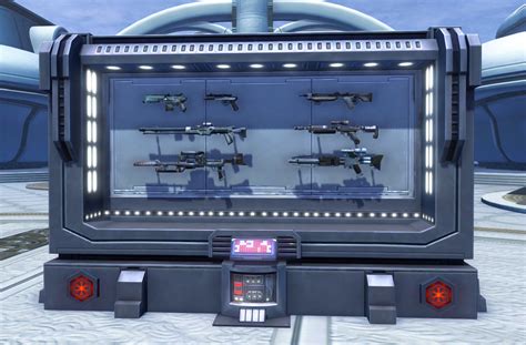 Tor Decorating Weapon Rack Imperial Display Case Swtor