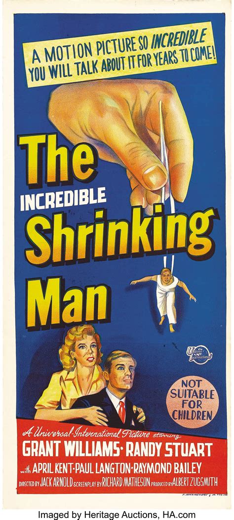 The Incredible Shrinking Man Universal International 1957 Lot