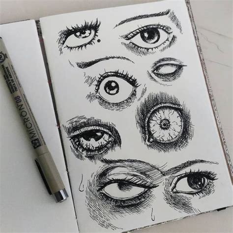 Julia Teodorak On Instagram “eyes Junji Ito Inspired 🍥 Junjiito