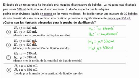 Ejemplos De Hipótesis Nula Y Alternativa Khan Academy En Español