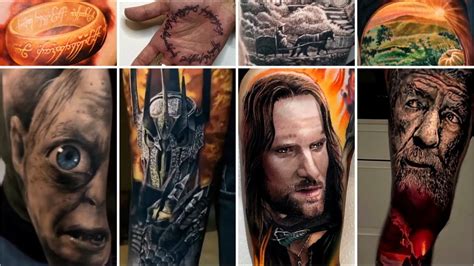 Epic Lord Of The Rings Tattoos L Lotr Tattoos From 202021 Youtube