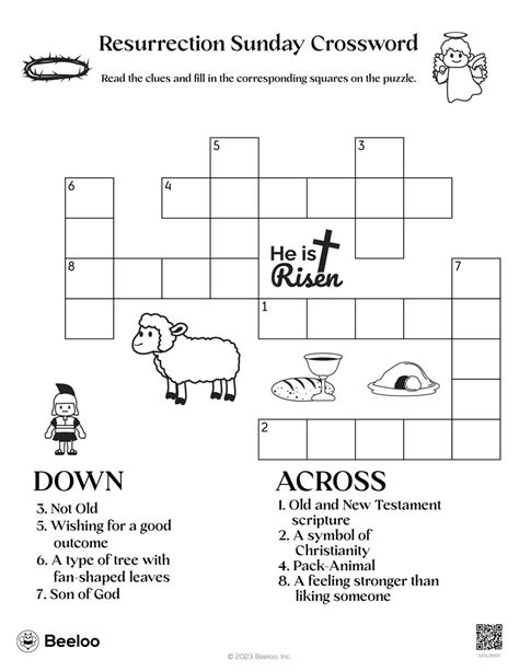 Easter Themed Crossword Puzzles • Beeloo Printable Crafts And