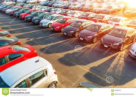 Dealer New Cars Stock Stock Image Image Of Colorful 56288121