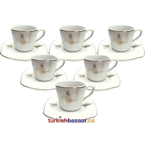 Turkish Coffee Set Premium Rich Design Turkish Bazaar