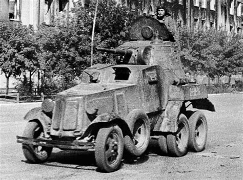 Ba 10m Soviet Armored Car Stalingrad 1942