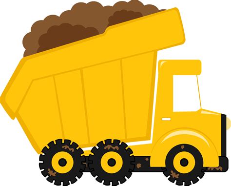 Vector Clip Art Of Cartoon Dump Truck Isolated On White Background My