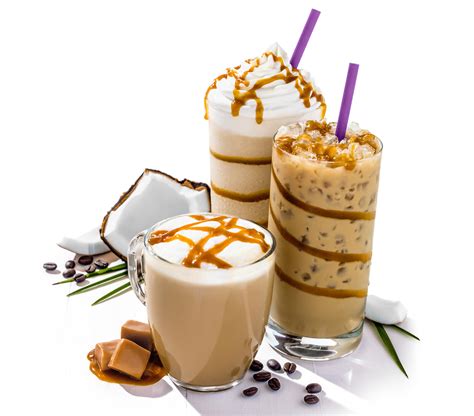 Caramel Coconut Latte, Iced Latte & Ice Blended® drink ...