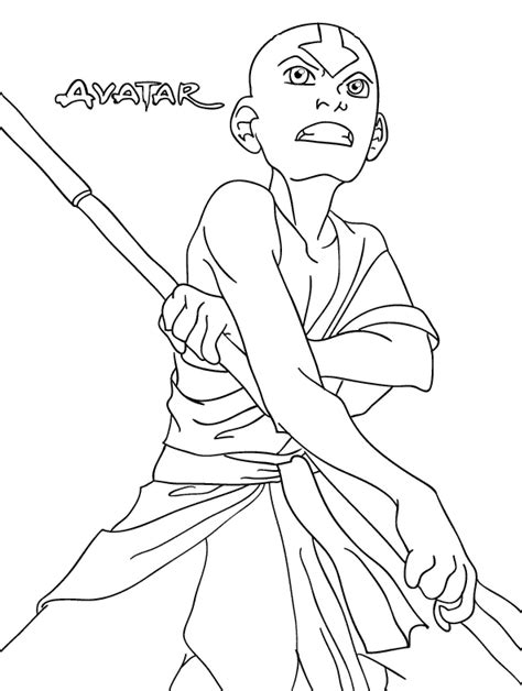 Avatar The Last Airbender Coloring Pages Printable Coloring Pages