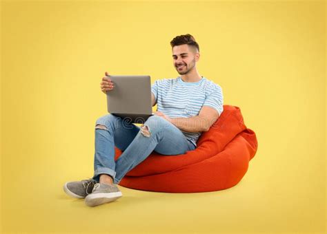 761 Laptop Sitting Bean Bag Stock Photos Free And Royalty Free Stock