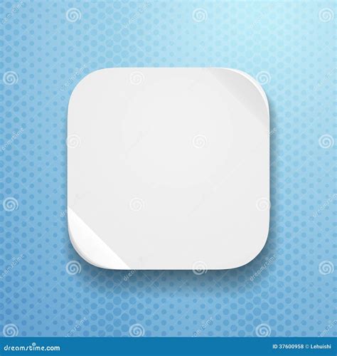Blank App Icon Template With Flatted Paper Textur Royalty Free Stock